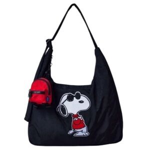 BAGGU UO Exclusive Joe Cool Embroidered Nylon Shoulder Bag